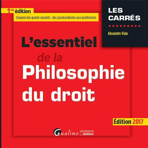 Emprunter L'essentiel de la philosophie du droit livre