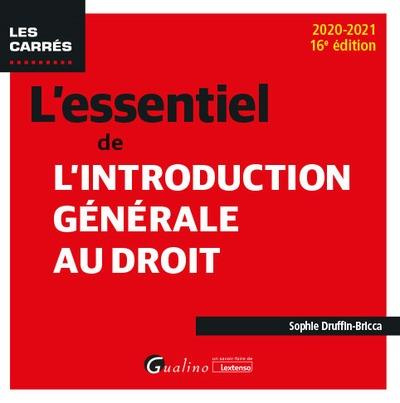 Emprunter L'essentiel de l'introduction générale au droit - 2020-2021 livre