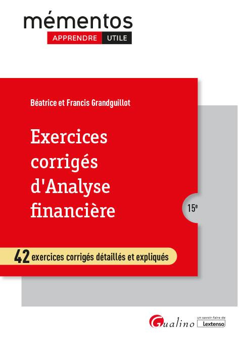Emprunter Exercices corrigés d'analyse financière livre