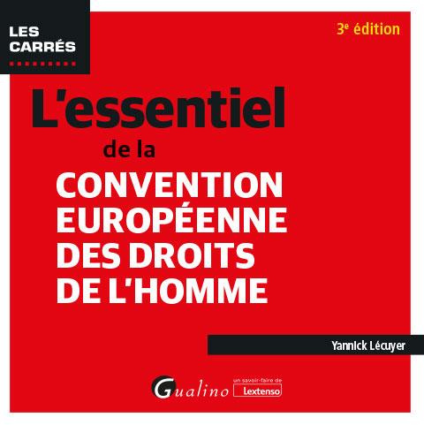 Emprunter L'essentiel de la convention européenne des droits de l'homme livre