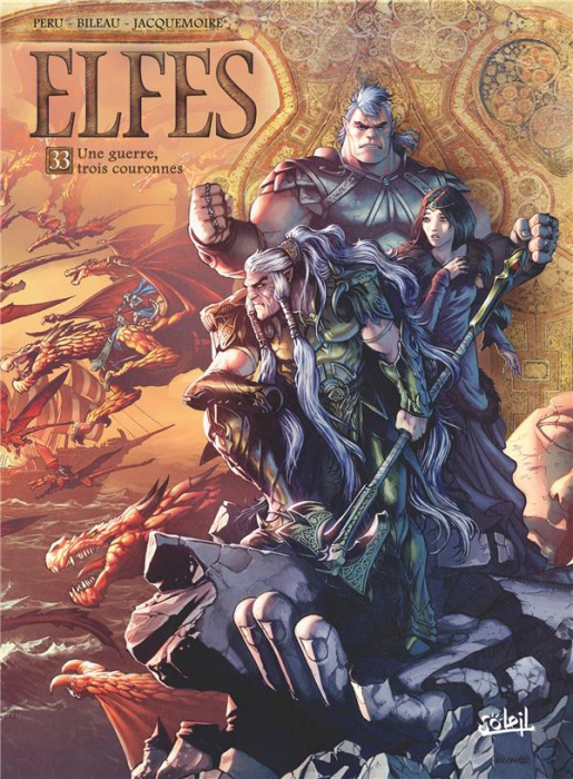 Emprunter Elfes Tome 33 : Une guerre, trois couronnes livre