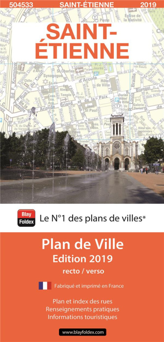 Emprunter Saint-Etienne. 1/13 000, Edition 2019 livre