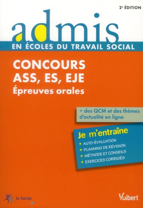 Emprunter Concours ASS, ES, EJE. Epreuves orales livre