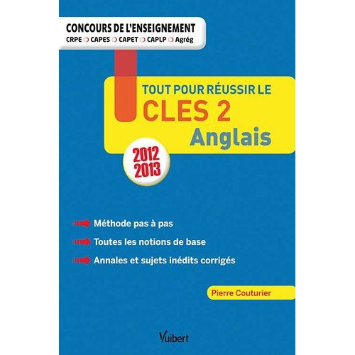Emprunter Tout pour réussir le CLES 2 Anglais. Edition 2012-2013 livre