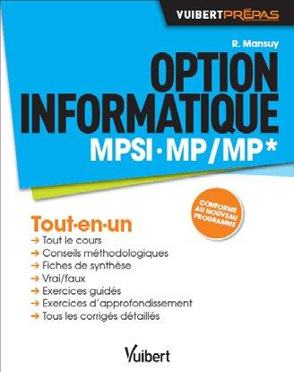 Emprunter Option informatique. MPSI-MP/MP* livre