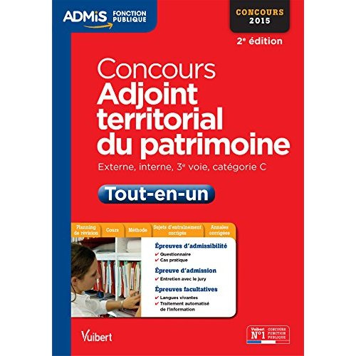 Emprunter Concours Adjoint territorial du patrimoine Tout-en-un. Externe, interne et 3e voie, catégorie C, 2e livre