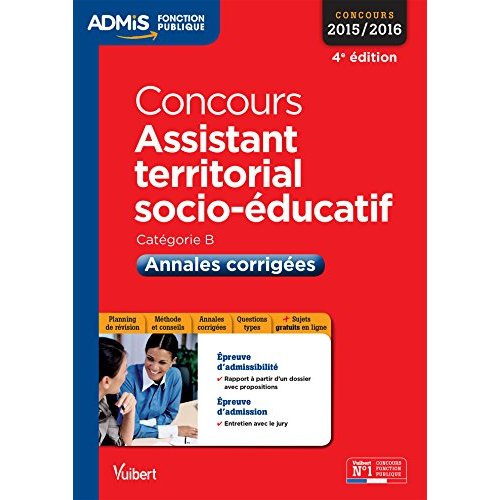Emprunter Concours assistant territorial socio-éducatif. Annales corrigées, 4e édition livre