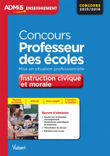 Emprunter Concours professeur des écoles Instruction civique et morale. Mise en situation professionnelle, CRP livre