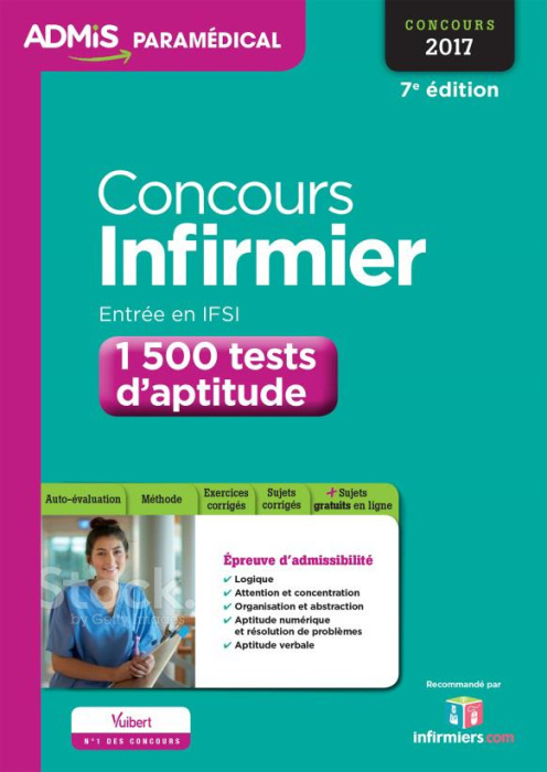 Emprunter Concours Infirmier. 1400 tests d'aptitude, Edition 2017 livre