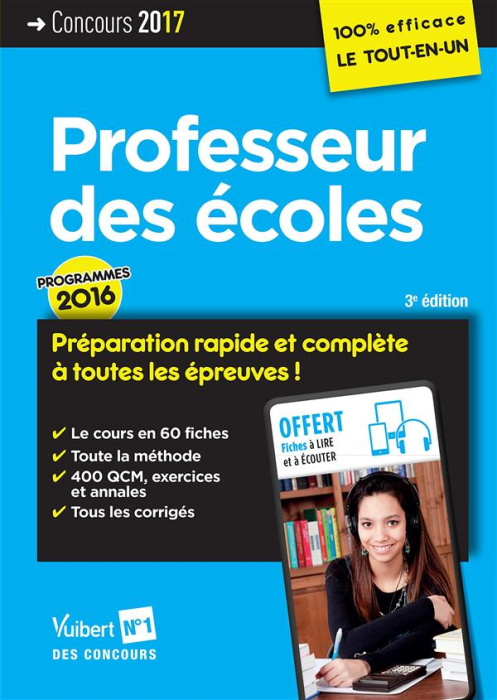 Emprunter Concours Professeur des écoles. Préparation rapide et complète à toutes les épreuves ! Edition 2017 livre