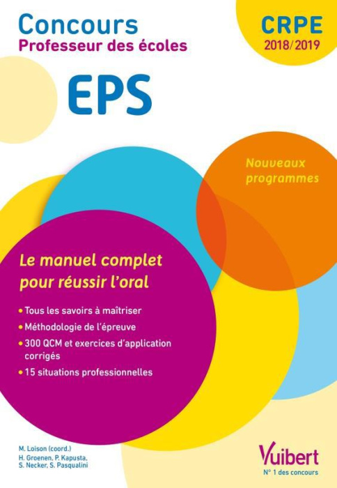 Emprunter Concours Professeur des écoles EPS. Exposé et entretien, Edition 2018-2019 livre