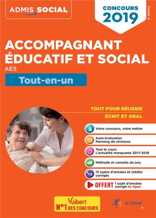 Emprunter Concours Accompagnant éducatif et social AES. Tout-en-un, Edition 2019 livre