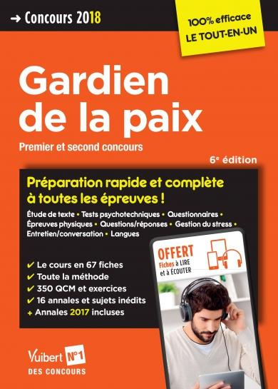 Emprunter Gardien de la paix. Premier et second concours, Edition 2018 livre