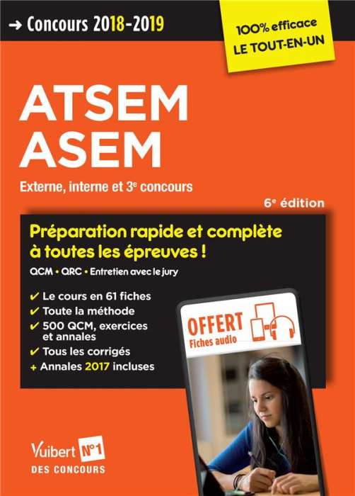 Emprunter Concours ATSEM ASEM. Externe, interne et 3e concours, Edition 2018-2019 livre