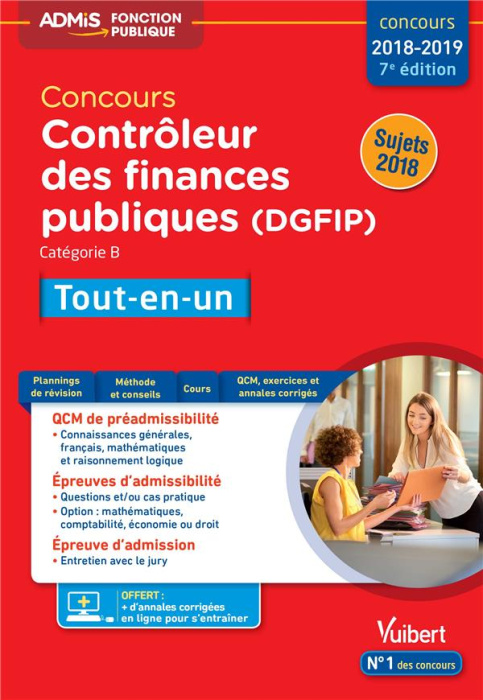 Emprunter Tout-en-un Concours contrôleur des finances publiques (DGFIP), catégorie B. Edition 2018-2019 livre
