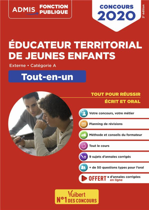 Emprunter Concours éducateur territorial de jeunes enfants. Tout-en-un, Edition 2020 livre