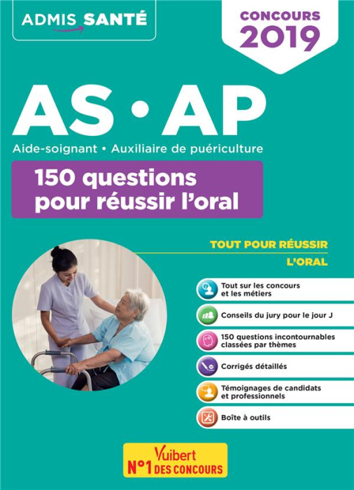 Emprunter Concours AS-AP. 150 questions pour réussir l'oral, Edition 2019 livre
