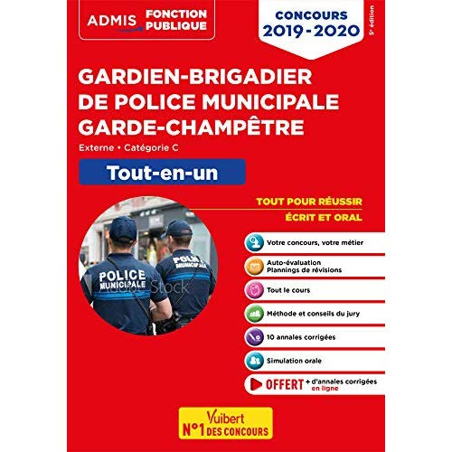 Emprunter Gardien-brigadier de police municipale, garde-champêtre. Tout-en-un, Edition 2019-2020 livre