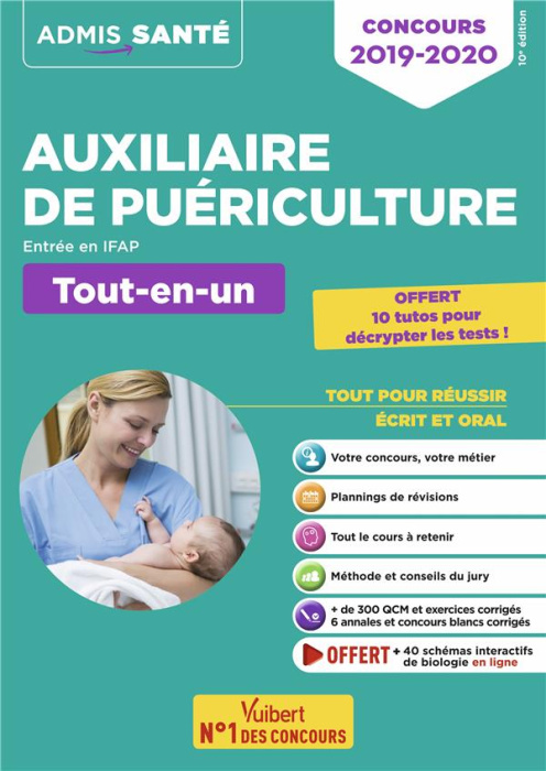 Emprunter Concours Auxiliaire de puériculture. Entrée en IFAP, Edition 2019-2020 livre