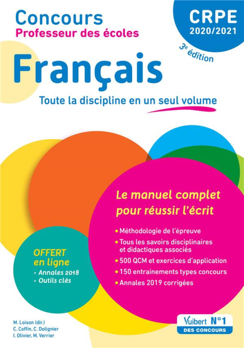 Emprunter Français. CRPE Admissibilité, Edition 2020-2021 livre