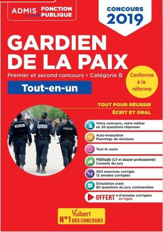 Emprunter Gardien de la paix, premier et second concours catégorie B. Tout-en-un, Edition 2019-2020 livre