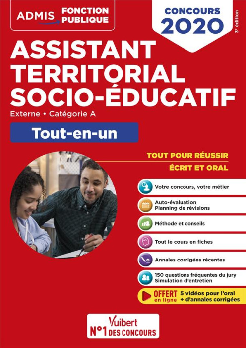 Emprunter Concours Assistant territorial socio-éducatif, Catégorie A. Tout-en-un, Edition 2020 livre