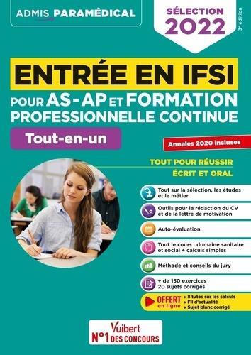 Emprunter Entrée en IFSI pour AS-AP et formation professionnelle continue. Tout-en-un, Edition 2022 livre