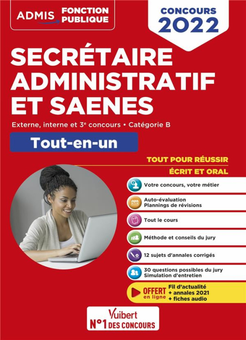 Emprunter Concours Secrétaire administratif et SAENES. Concours externe, interne, 3e voie, Catégorie B, Editio livre