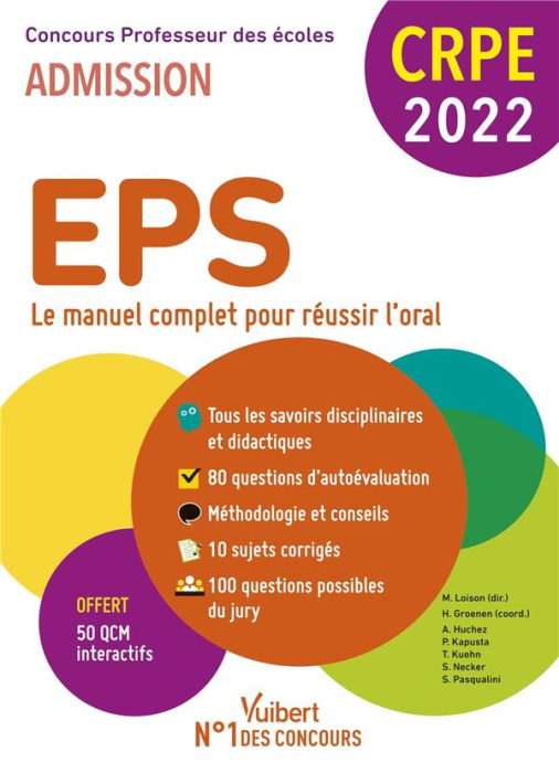 Emprunter EPS. Le manuel complet pour réussir l'oral, Edition 2022 livre