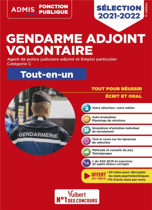 Emprunter Epreuves de sélection Gendarme adjoint volontaire GAV APJA et GAV EP catégorie C. Tout-en-un, Editio livre