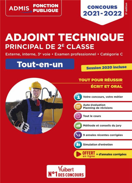 Emprunter Concours adjoint technique principal de 2e classe - Externe, interne, 3e voie, examen professionnel, livre