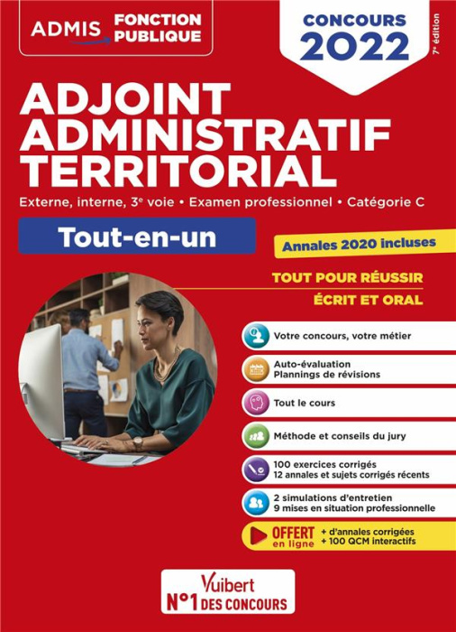Emprunter Concours adjoint administratif territorial. Externe, interne, 3e voie, examen professionnel, catégor livre