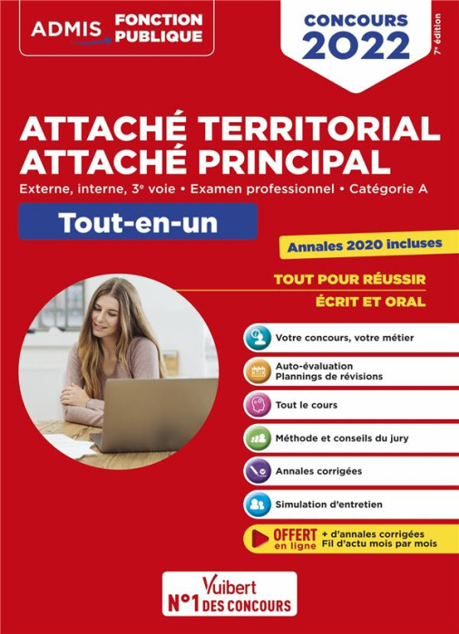 Emprunter Concours Attaché territorial - Attaché principal. Tout-en-un externe, interne, 3e voie - examen prof livre