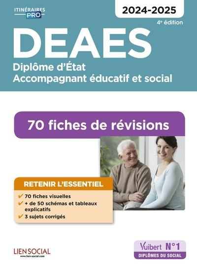 Emprunter DEAES Diplôme d'Etat Accompagnant éducatif et social. 70 fiches de révisions, Edition 2024-2025 livre