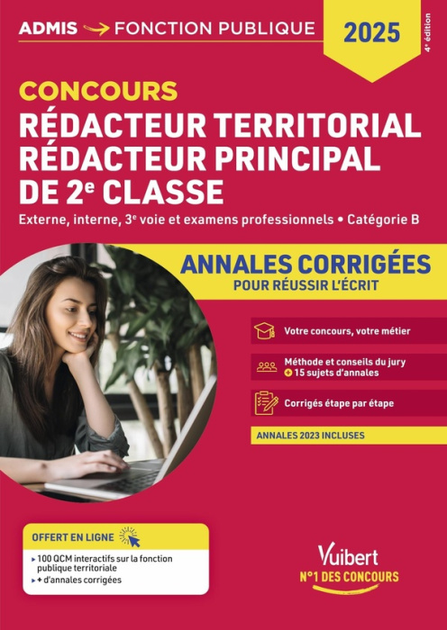 Emprunter Concours rédacteur territorial, rédacteur principal de 2e classe. Externe, interne, 3e concours et e livre