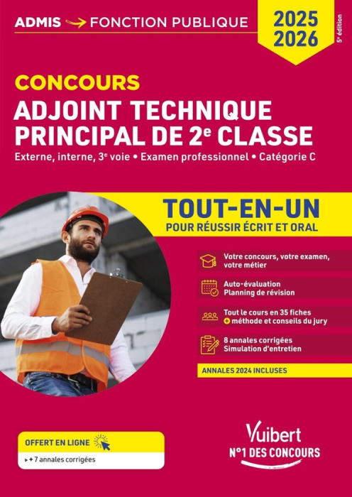 Emprunter Concours adjoint technique principal de 2e classe - Externe, interne, 3e voie, examen professionnel, livre