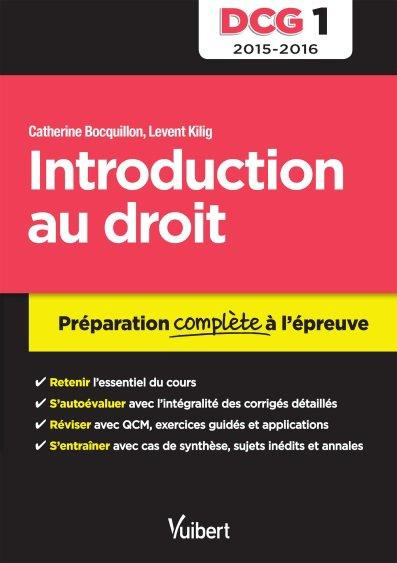 Emprunter Introduction au droit DCG 1. Préparation complète à l'épreuve, Edition 2015-2016 livre