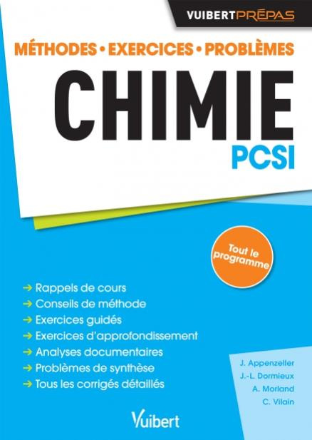 Emprunter Chimie PCSI. Méthodes, exercices, problèmes livre