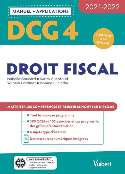 Emprunter DCG 4 Droit fiscal. Edition 2021-2022 livre