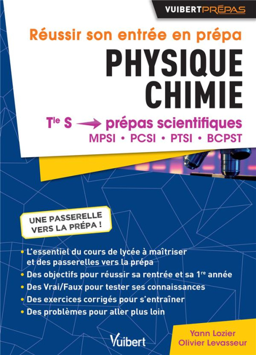 Emprunter Réussir son entrée en prépa Physique-Chimie. De la Tle S aux prépas scientifiques MPSI, PCSI, PTSI, livre