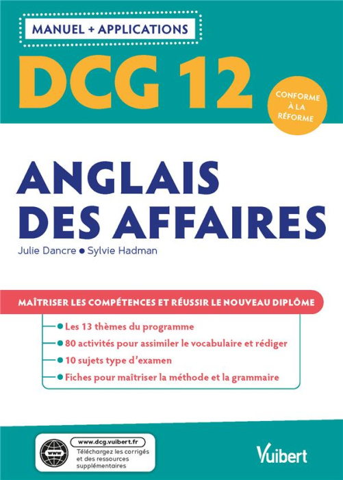 Emprunter DCG 12 Anglais des affaires. Manuel applications livre