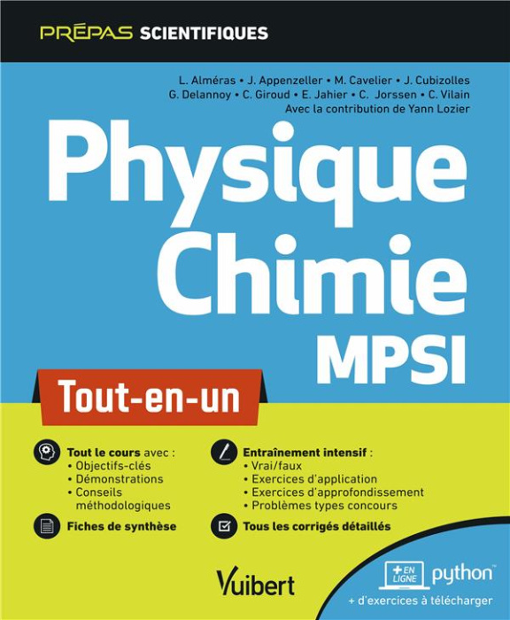 Emprunter Physique-chimie MPSI. Tout-en-un livre