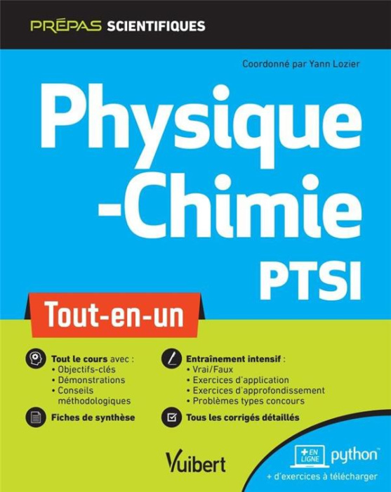 Emprunter Physique-chimie PTSI. Tout-en-un livre