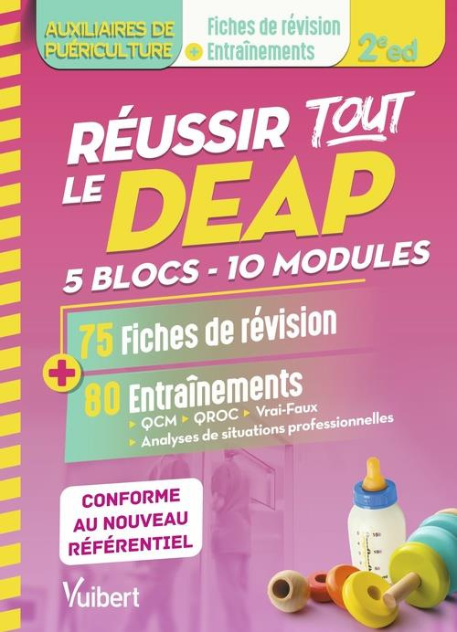 Emprunter Réussir tout le DEAP. 5 blocs, 10 Modules. 75 fiches de révision et 80 entrainements, 2e édition livre