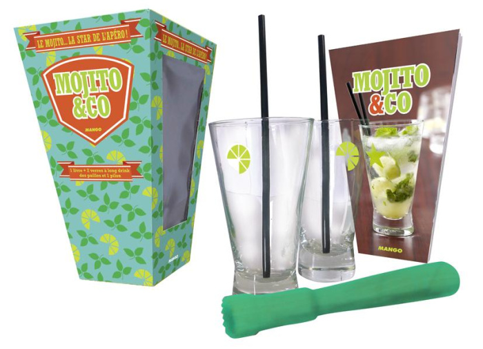 Emprunter Mojito & Co. Avec 2 verres à long drink, des pailles 1 pilon livre