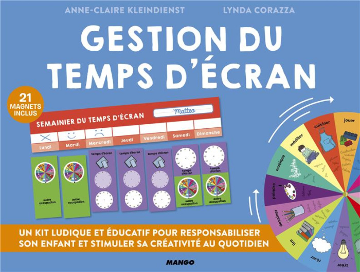 Emprunter Gestion du temps d'écran. Kit ludique et éducatif pour responsabiliser son enfant et stmiluler sa cr livre