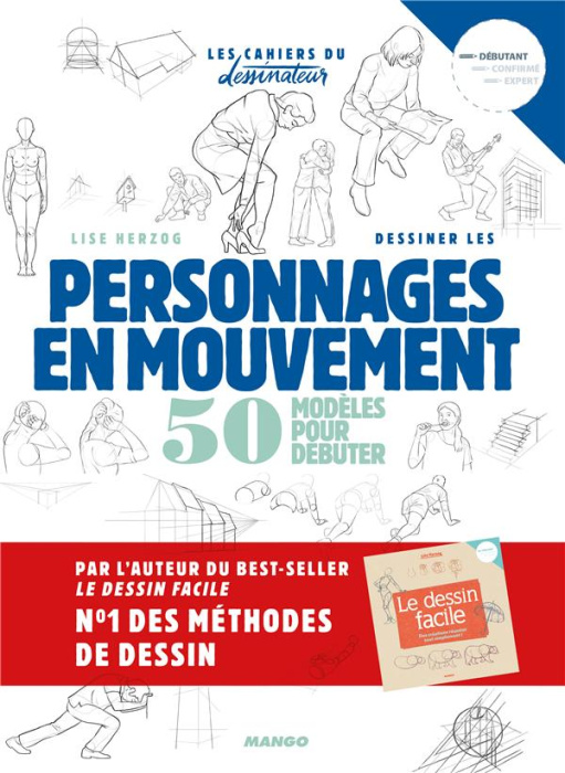 Emprunter Dessiner les personnages en mouvement. 50 modèles pour débuter livre