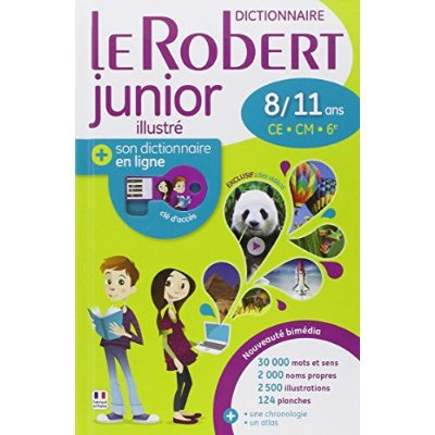 Emprunter Le Robert Junior illustré CE/CM/6e 8/11 ans. Avec une clé livre