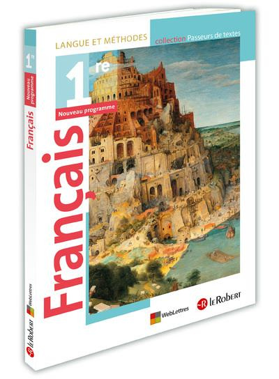 Emprunter Français 1re Passeurs de textes. Langue et méthodes, Edition 2019 livre