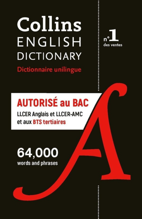 Emprunter DICTIONNAIRE ANGLAIS UNILINGUE - FORMAT POCHE - AUTORISE AU BAC SPECIALITES LLCER ANGLAIS ET LLCER-A livre